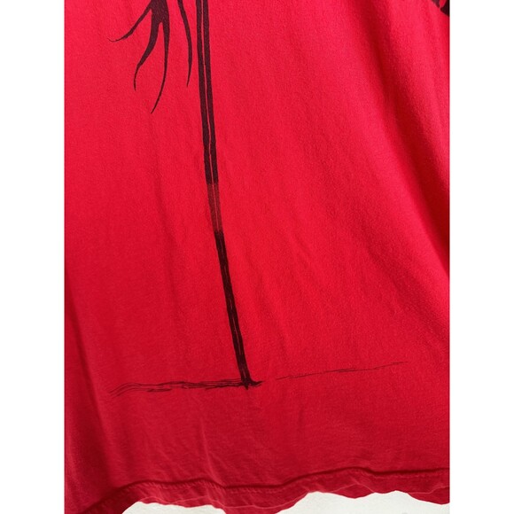 Jack Skellington T-shirt Nightmare Before Christmas What Does It All Mean Red - Picture 4 of 9
